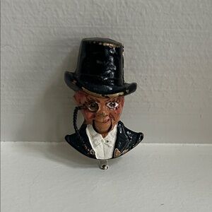 “Coro” Rare and Collectible Book Piece “Charlie McCarthy” Fur Clip